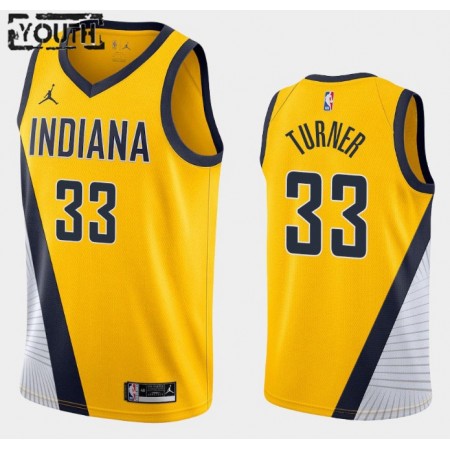 Indiana Pacers Myles Turner 33 Jordan Brand 2020-2021 Statement Edition Lasten Pelipaidat Swingman